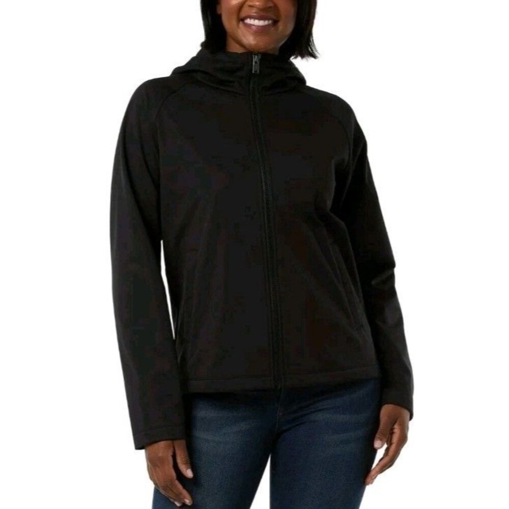 32 Degrees HEAT Softshell Jacket - Black, Large,‎ NWT